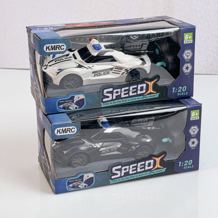 اسباب بازی ماشین پلیس کنترلی رنگ مشکی کد P/KM6602/ME