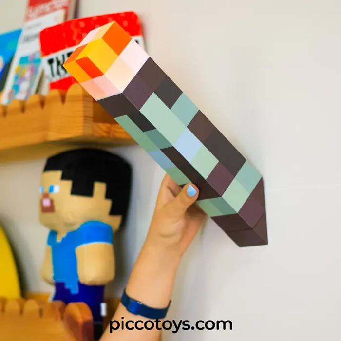 چراغ خواب ماینکرفت مدل مشعل MINECRAFT TORCH کد CTT639
