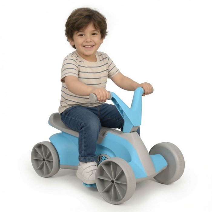 سه چرخه کودک رنگ آبی طوسی کد P/7276/C
