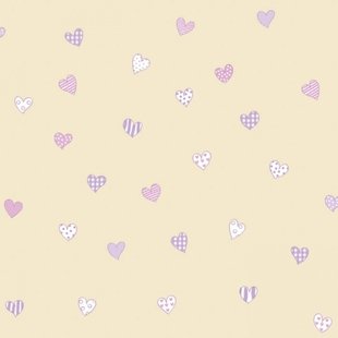 کاغذ دیواری بیمبی طرح قلب 1345