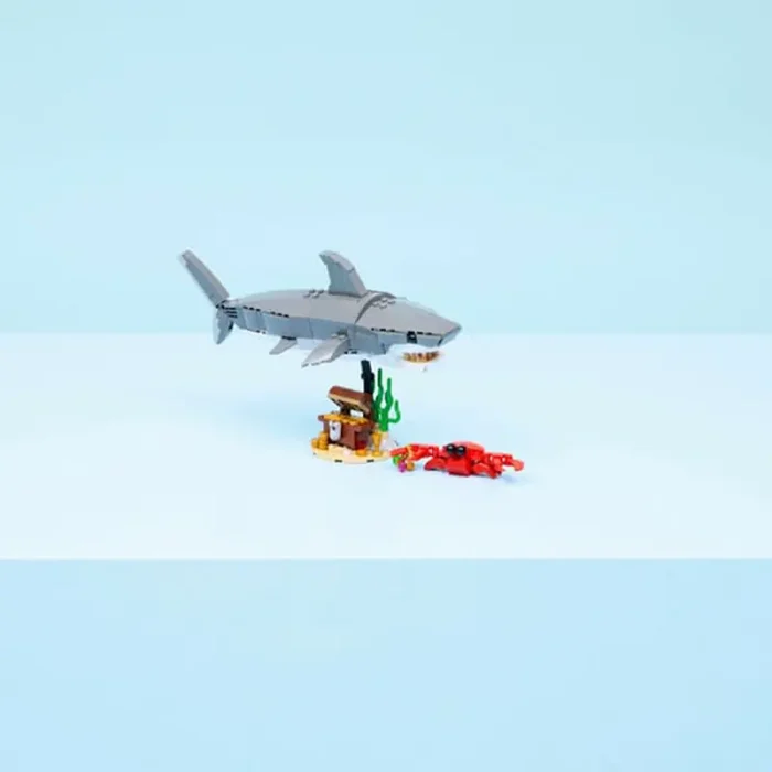 لگو کریتور 379 قطعه 3 در 1 مدل کوسه  LEGO Creator 3 in 1 shark  کد 31381