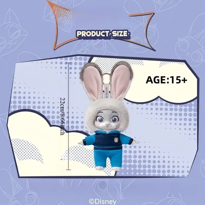 عروسک زوتوپیا شانسی blind box zootopia کد 458161