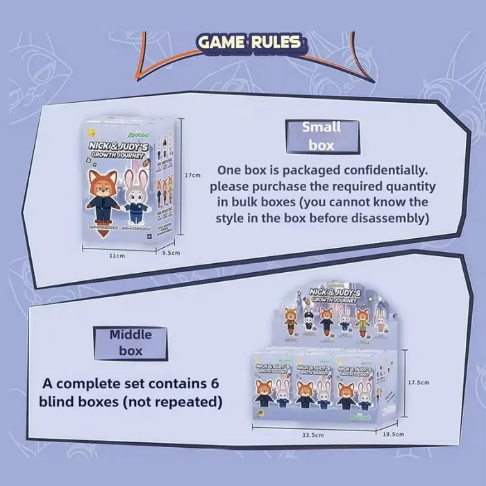 عروسک زوتوپیا شانسی blind box zootopia کد 458161
