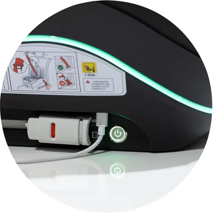 بوستر کودک چیپولینو رنگ مشکی مدل Chipolino Genesis Smart کد 2601NO