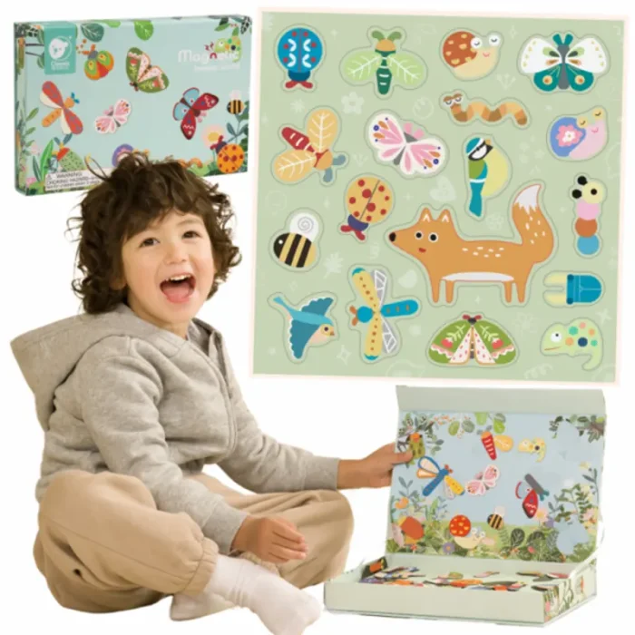 پازل مگنتی کلاسیک ورلد مدل حشرات Classic World Magnetic INSECTS WORLD کد 40056