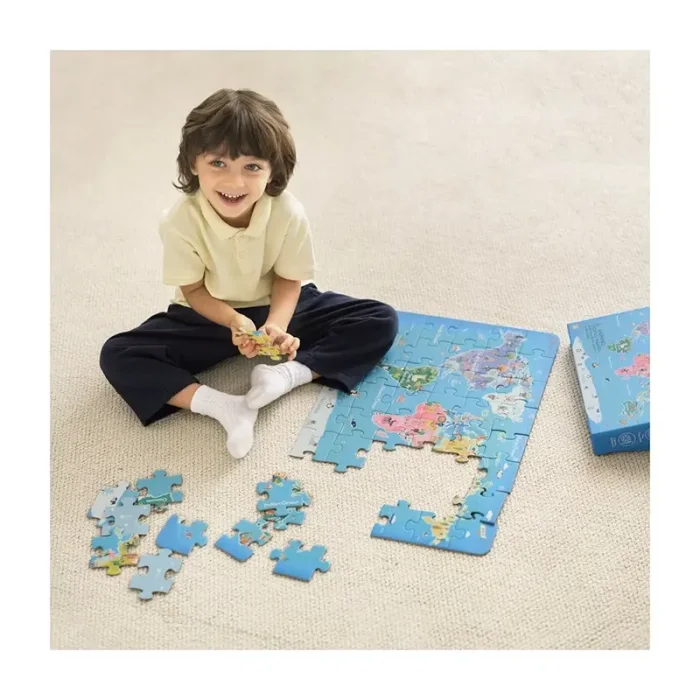 پازل نقشه جهان کلاسیک ورلد Classic World MAP PUZZLE کد 40074