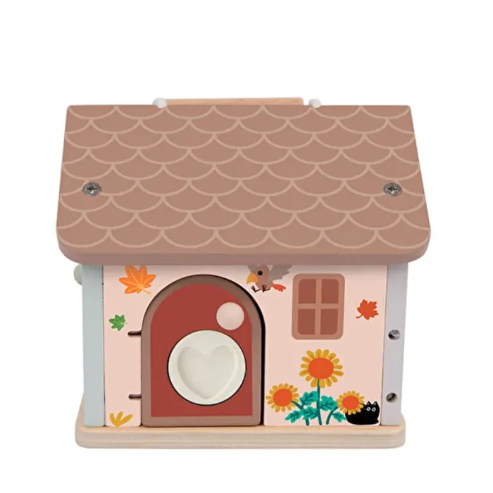 خانه عروسک چوبی کلاسیک ورلد Classic World WOODEN LOCKING HOUSE کد  20270