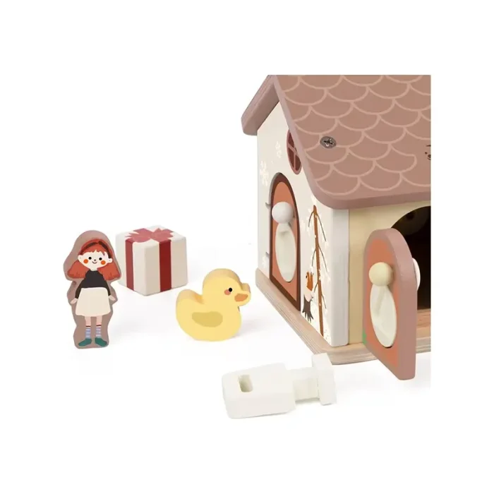 خانه عروسک چوبی کلاسیک ورلد Classic World WOODEN LOCKING HOUSE کد  20270