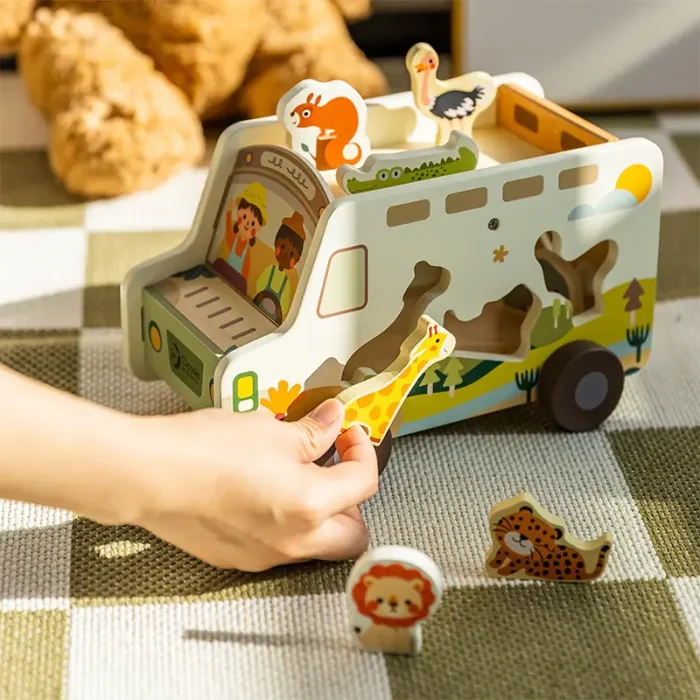 اسباب بازی چوبی کامیون ماجراجوی کلاسیک ورلد Classic World Prairie Adventurer Truck کد20257