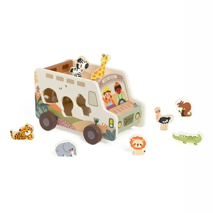 اسباب بازی چوبی کامیون ماجراجوی کلاسیک ورلد Classic World Prairie Adventurer Truck کد20257