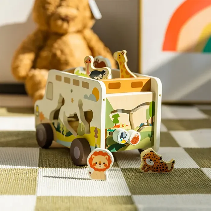 اسباب بازی چوبی کامیون ماجراجوی کلاسیک ورلد Classic World Prairie Adventurer Truck کد20257