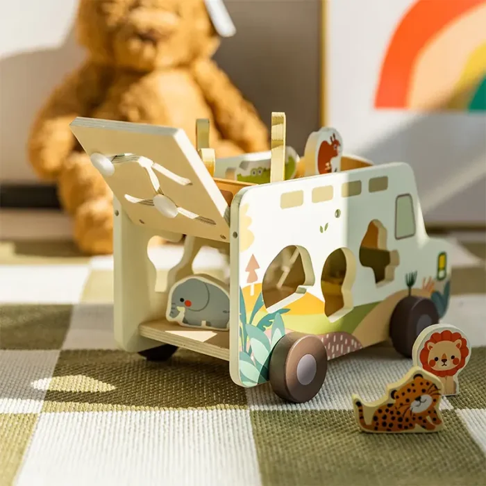 اسباب بازی چوبی کامیون ماجراجوی کلاسیک ورلد Classic World Prairie Adventurer Truck کد20257