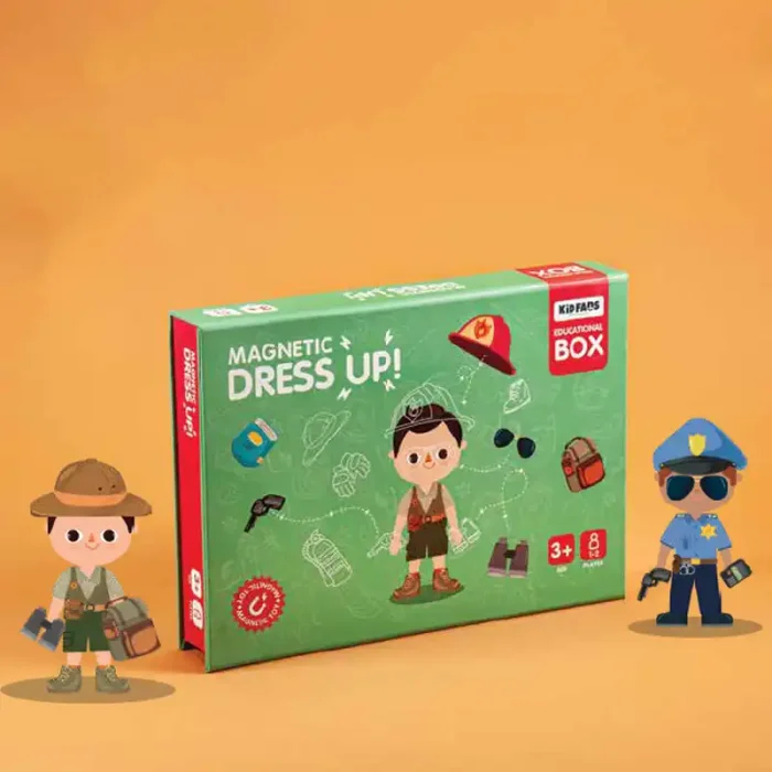 پازل مگنتی طرح لباس پسرانه KID FANS DRESS UP کد KS2453