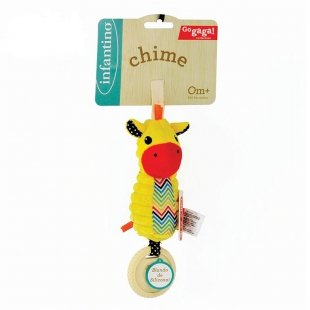 اسباب بازی نوزاد آویز تخت و کریر زرافه infantino مدل 5387