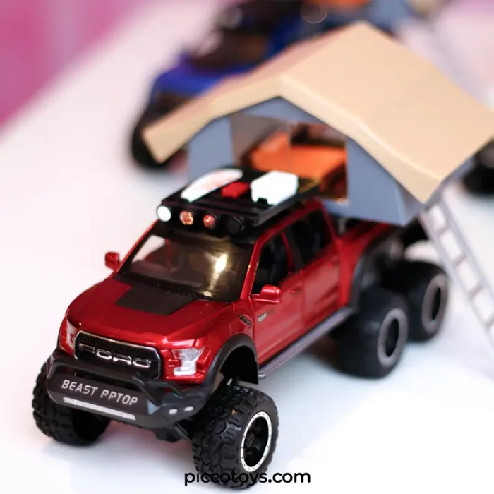 ماکت ماشین عقب کش مدل Ford raptop با کمپر کد CZ65A