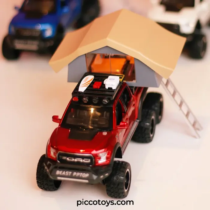 ماکت ماشین عقب کش مدل Ford raptop با کمپر کد CZ65A