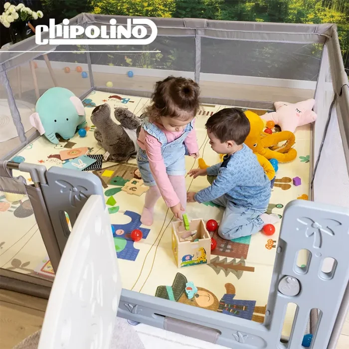 پارک حفاظ کودک  پارچه ای رنگ بژ کد 42357
