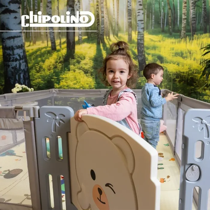 پارک حفاظ کودک  پارچه ای رنگ بژ کد 42357