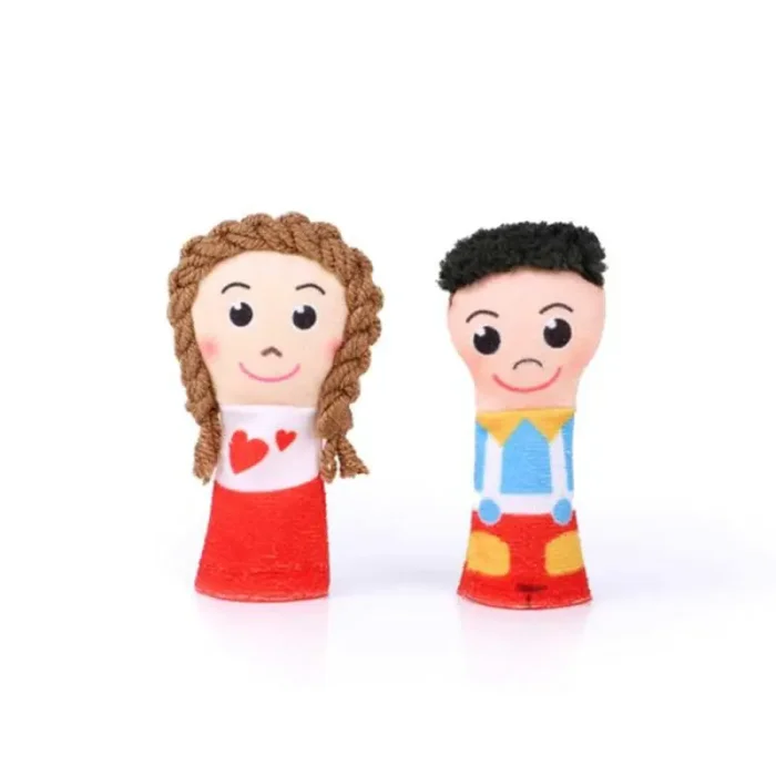 عروسک نمایشی انگشتی مدل خواهر و برادر کد P/677988/C