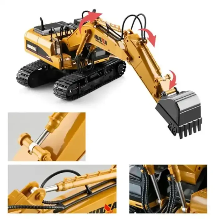 بیل مکانیکی کنترلی 15 کاناله HUINA کد 1550