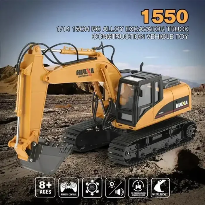 بیل مکانیکی کنترلی 15 کاناله HUINA کد 1550