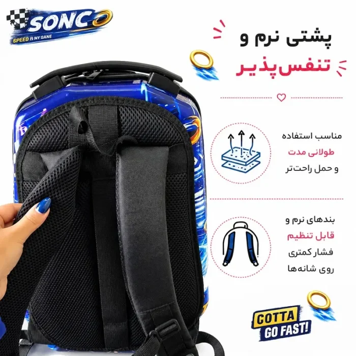 کوله پشتی مدرسه هارد کیس مارینوکس MARINOX طرح یونیکورن کد P/MS1050/D