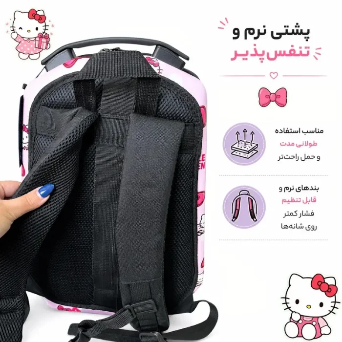 کوله پشتی مدرسه هارد کیس مارینوکس MARINOX طرح سینمارول کد P/MS1050/F
