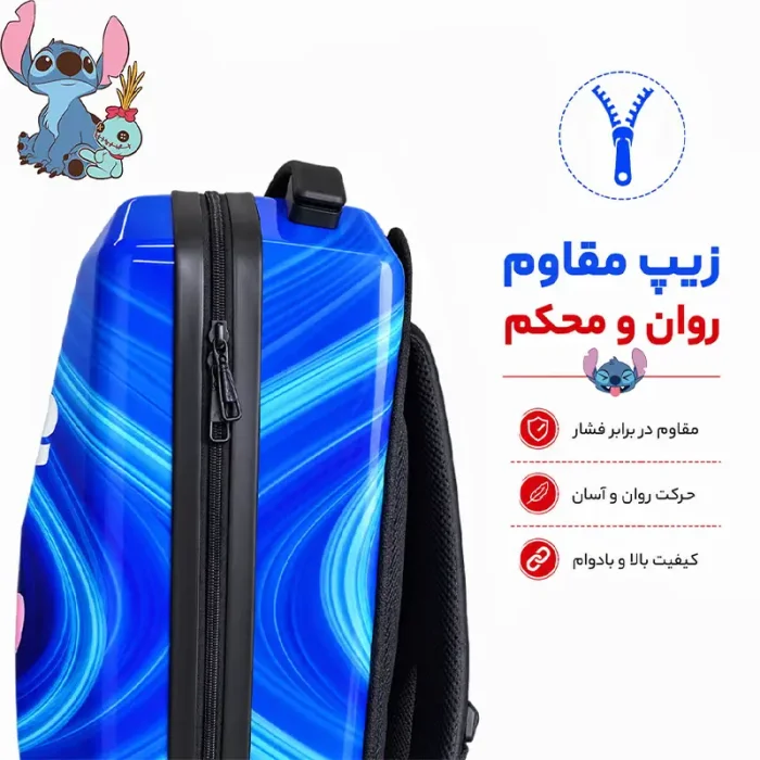 کوله پشتی مدرسه هارد کیس مارینوکس MARINOX طرح هلوکیتی کد P/MS1050/G
