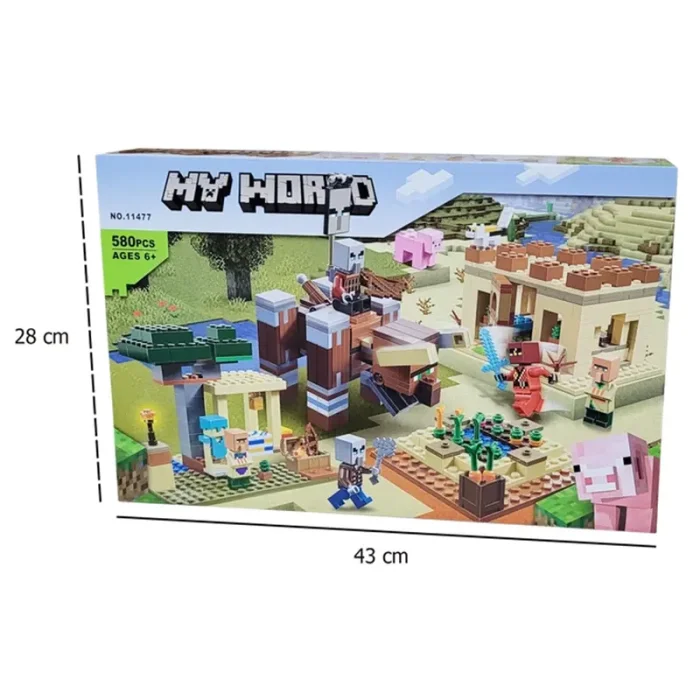 اسباب بازی لگو ماینکرفت 580 تکه MINECRAFT کد 11477