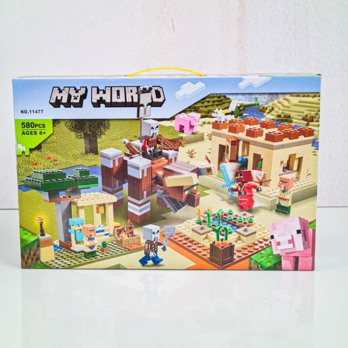 اسباب بازی لگو ماینکرفت 580 تکه MINECRAFT کد 11477