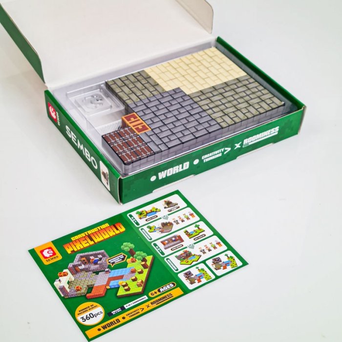بلوک مغناطیسی پیکسل ورد 90 تکه PIXEL WORLD کد 301200