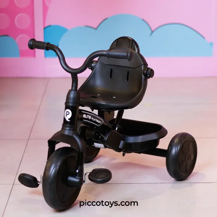 سه چرخه کودک پلی کیدز مدل Elite platinum 6in1 Play Kids رنگ مشکی کد 7616410