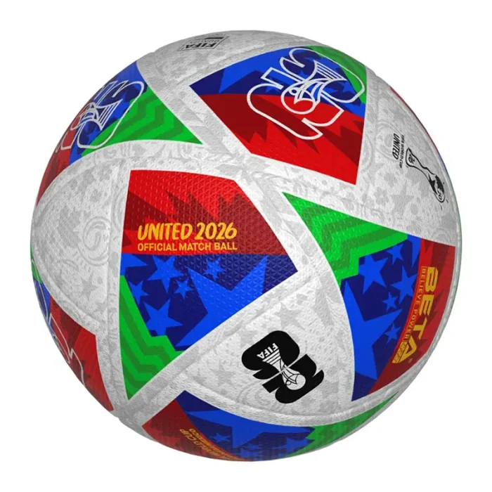 توپ فوتبال چرمی UNITED مخصوص چمن سایز 5 BETA کد 2026S5