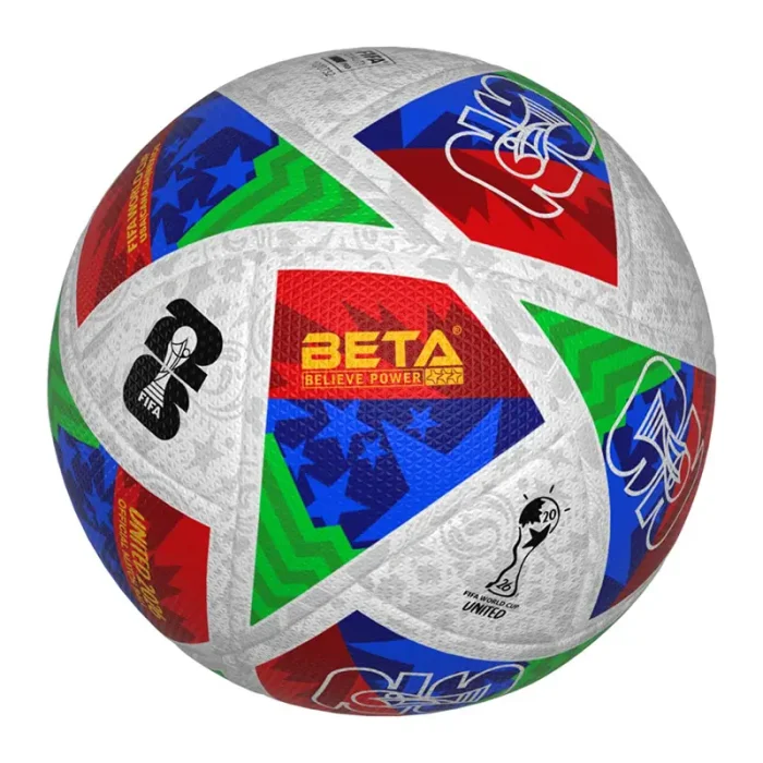 توپ فوتبال چرمی UNITED مخصوص چمن سایز 5 BETA کد 2026S5