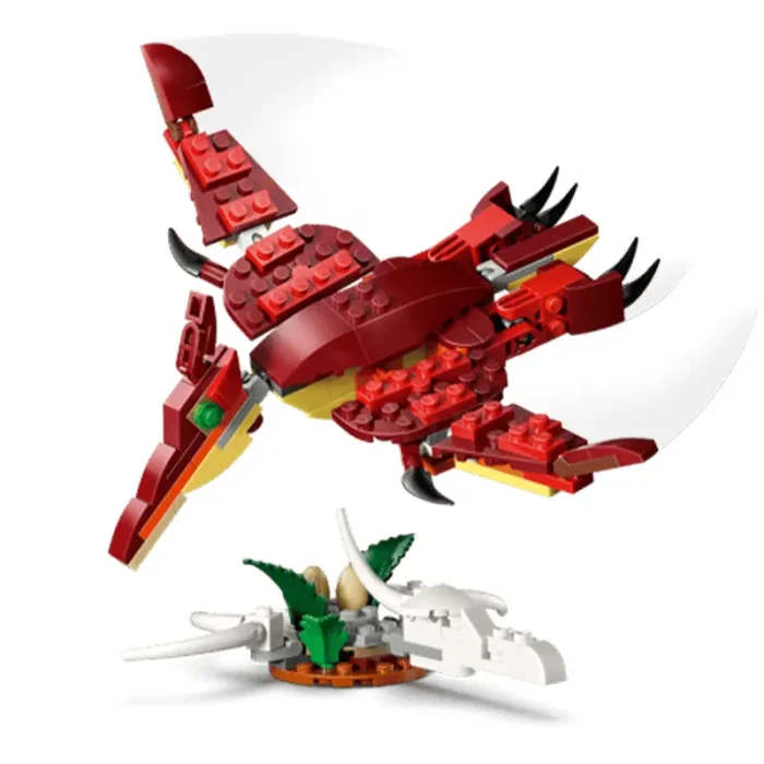 لگو کریتور 283 قطعه 3 در 1 مدل دایناسور LEGO Creator 3 in 1 Fierce Dinosaur کد 31379