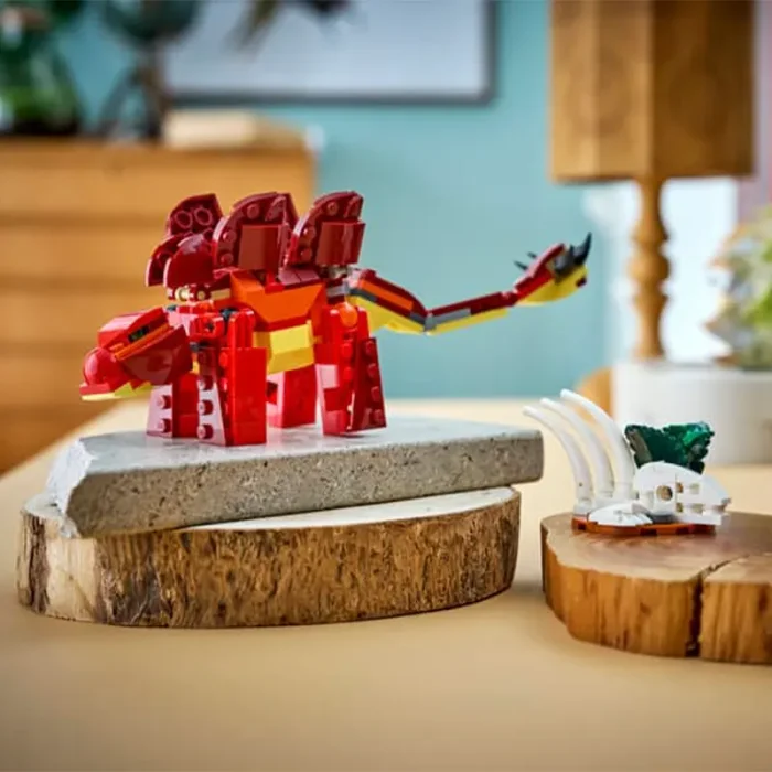 لگو کریتور 283 قطعه 3 در 1 مدل دایناسور LEGO Creator 3 in 1 Fierce Dinosaur کد 31379