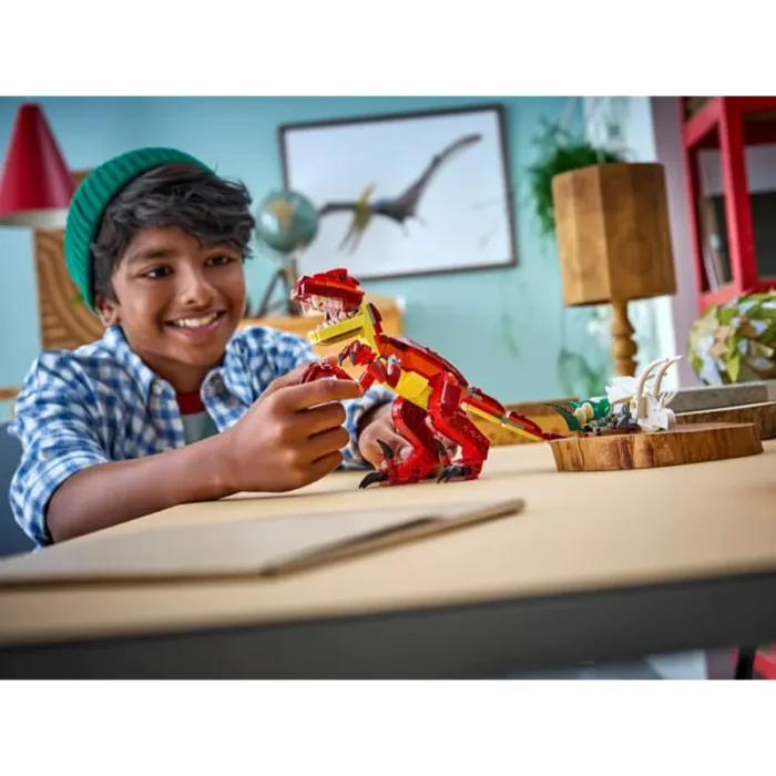 لگو کریتور 283 قطعه 3 در 1 مدل دایناسور LEGO Creator 3 in 1 Fierce Dinosaur کد 31379