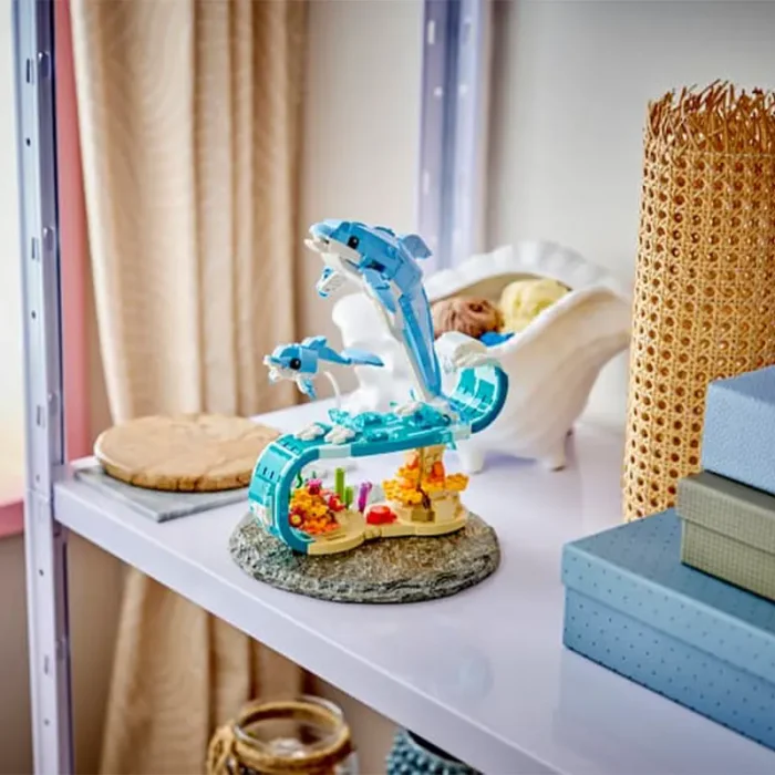 لگو کریتور 542 قطعه 3 در 1 مدل دلفین LEGO Creator 3 in 1 Beautiful Dolphins کد 31385