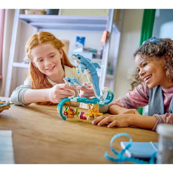 لگو کریتور 542 قطعه 3 در 1 مدل دلفین LEGO Creator 3 in 1 Beautiful Dolphins کد 31385
