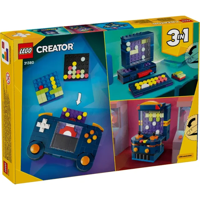 لگو کریتور 268 قطعه 3 در 1 مدل کنسول بازی Retro Gaming Console کد 31380
