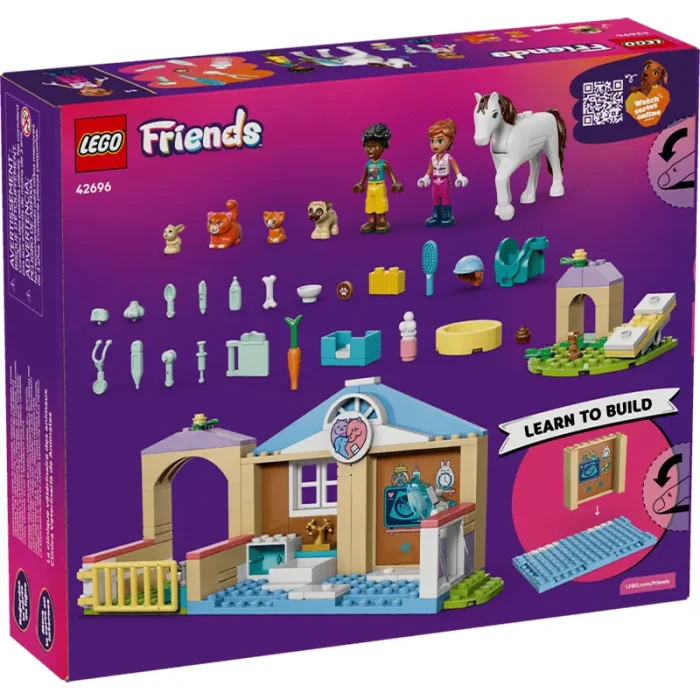 لگو کیلینیک دامپزشکی فرندز 141 تکه LEGO Animal Vet Clinicکد 42696