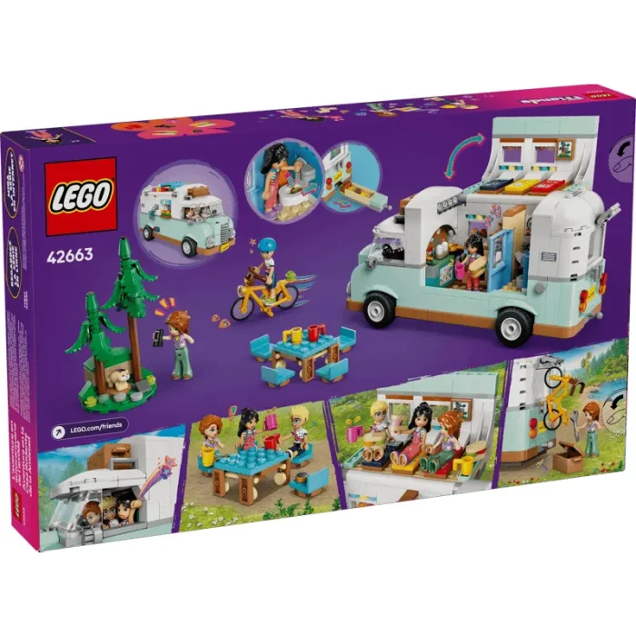 لگو ماشین کمپر فرندز 778 تکه LEGO Friendship Camper Van Adventure کد 42663
