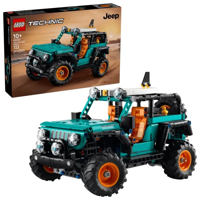 لگو تکنیک 723 تکه مدل جیپ LegoTechnic Jeep Wrangler Rubicon کد 42227