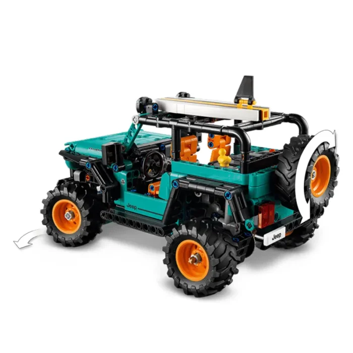 لگو تکنیک 723 تکه مدل جیپ LegoTechnic Jeep Wrangler Rubicon کد 42227