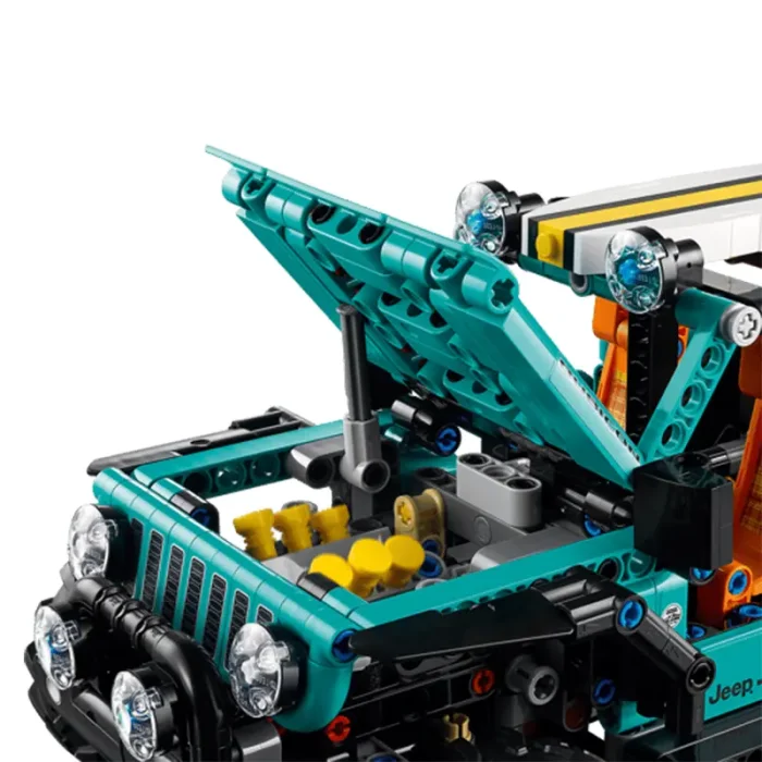 لگو تکنیک 723 تکه مدل جیپ LegoTechnic Jeep Wrangler Rubicon کد 42227