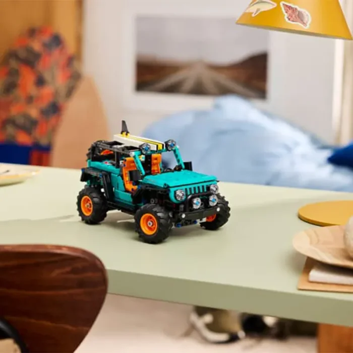 لگو تکنیک 723 تکه مدل جیپ LegoTechnic Jeep Wrangler Rubicon کد 42227