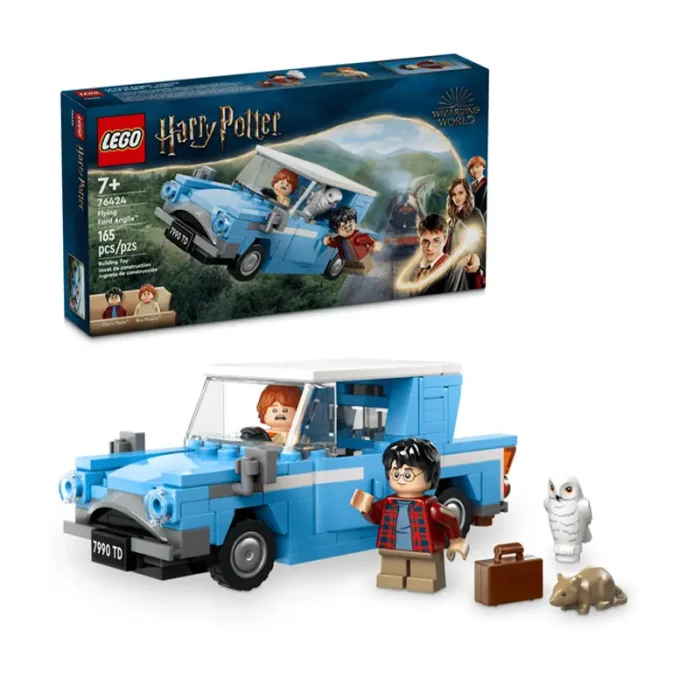 لگو هری پاتر مدل ماشین پرنده  165 تکه LEGO Flying Ford Anglia کد 76424