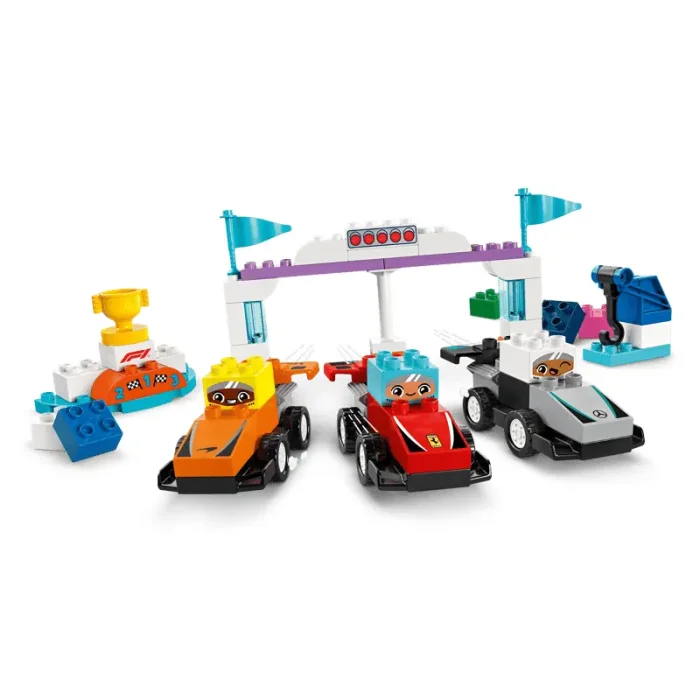 لگو دوپلو  70 قطعه مدل ماشین مسابقه EGO Team Race Cars & Drivers کد 10445