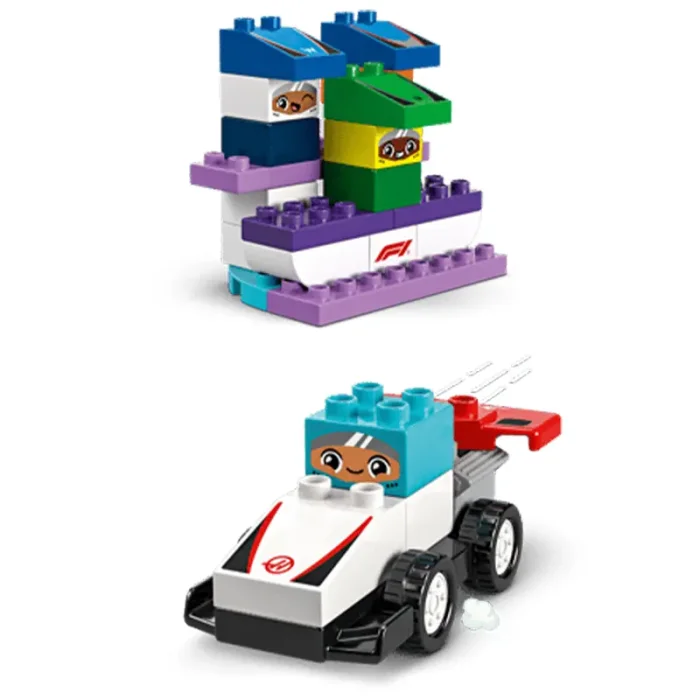 لگو دوپلو  70 قطعه مدل ماشین مسابقه EGO Team Race Cars & Drivers کد 10445