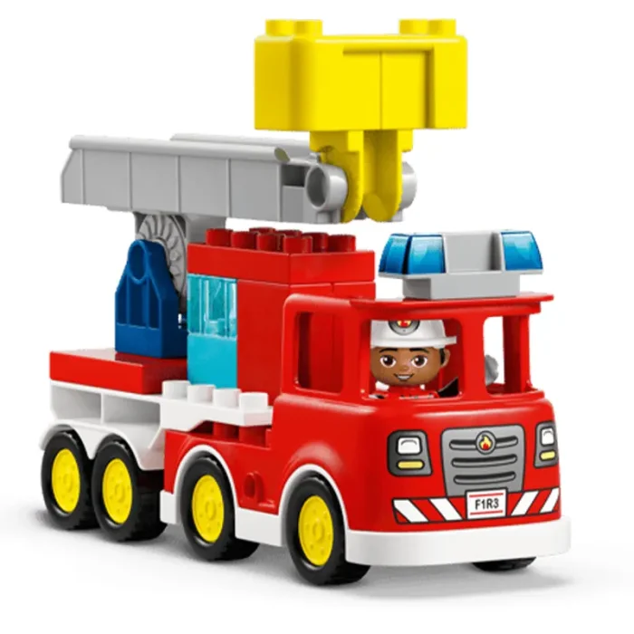 لگو دوپلو  28 قطعه مدل ماشین آتش نشانی EGO Fire Engine کد 10473